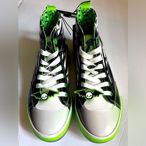 GroundUp Beetlejuice Hi Top Sneakers  Womens 7 NWT